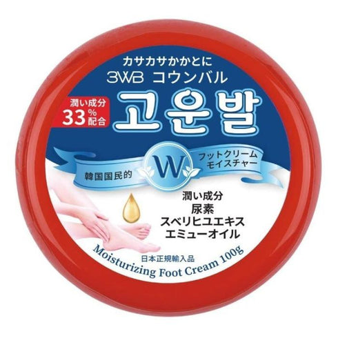 コウンバル フットクリーム モイスチャー 赤色